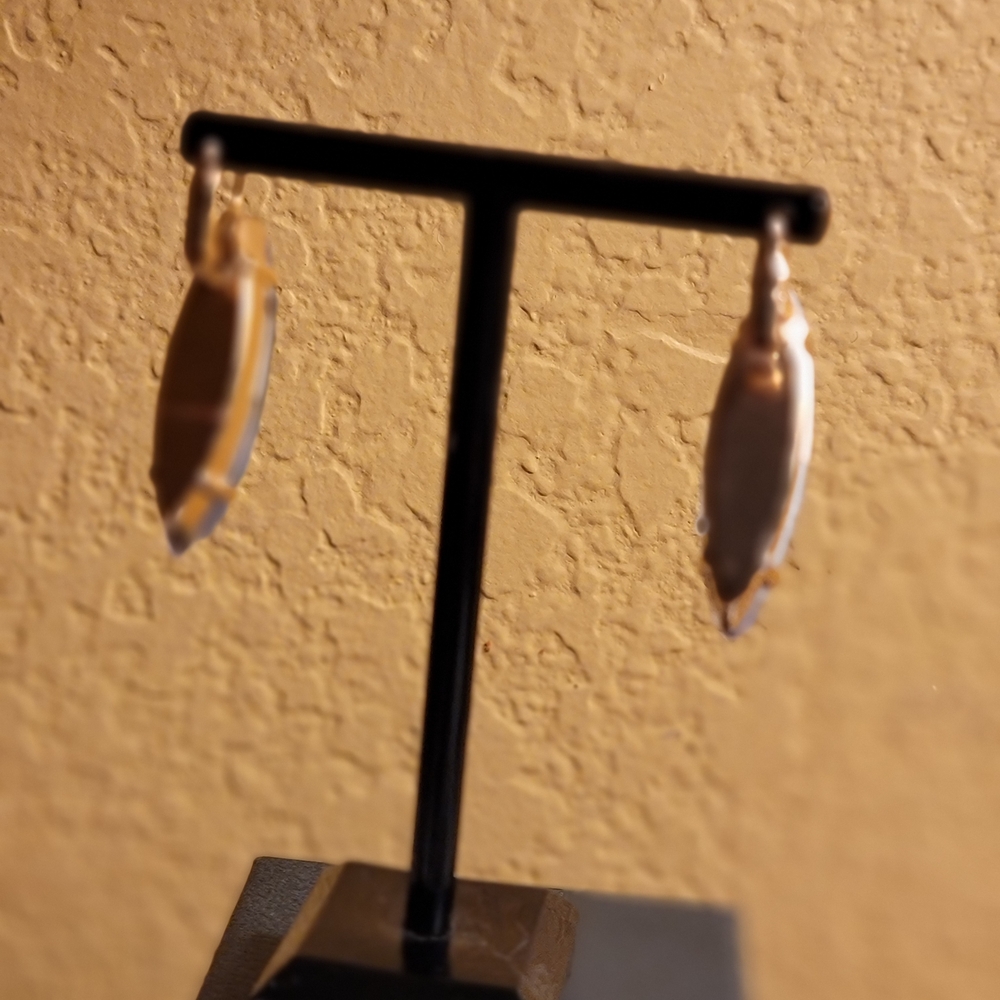 Blue sparkly Swarovski earrings - Picture 8 of 10